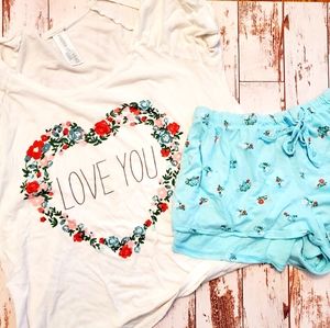 🌼10/$30🌼 Forever 21 Lounge Tshirt + Shorts